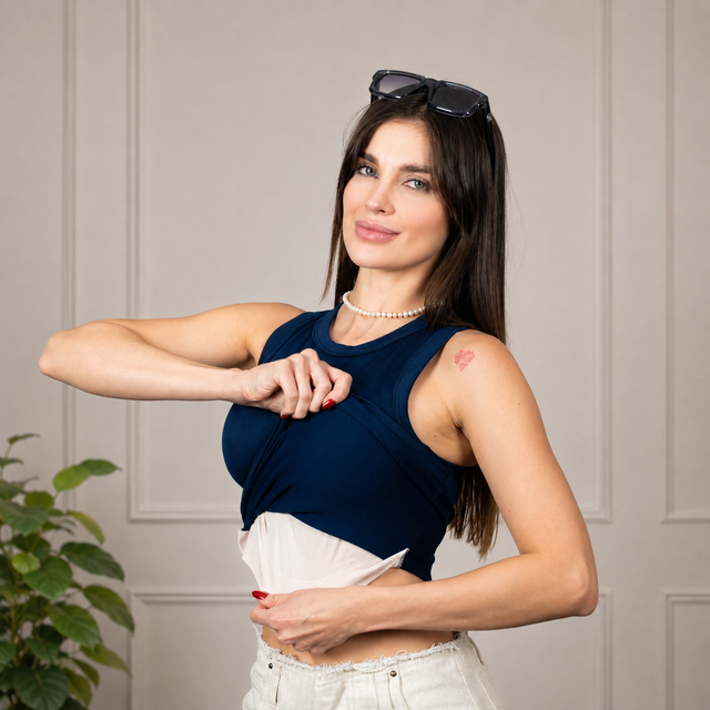 Tank top + Sostén de alto soporte Integrado